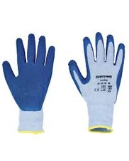 2094150 DexGrip - rukavice, modré, pogumované